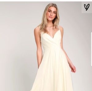 Lulu's cream dress